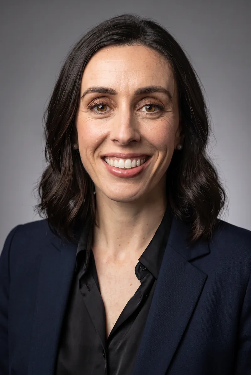 AI-generated portrait of Holly Ransom, keynote speaker