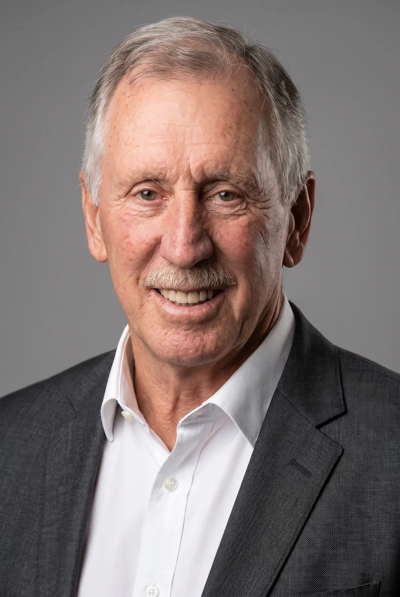 AI-generated portrait of Ian Chappell, keynote speaker