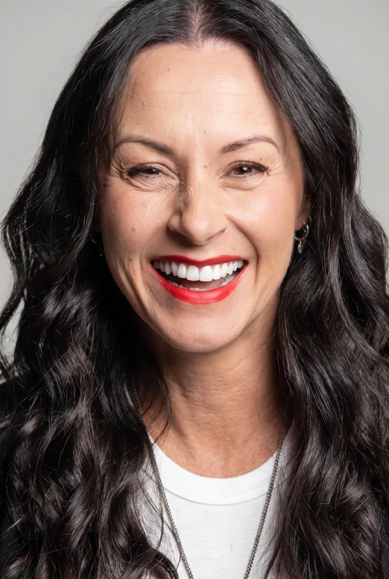 AI-generated portrait of Jacinta McDonell, keynote speaker