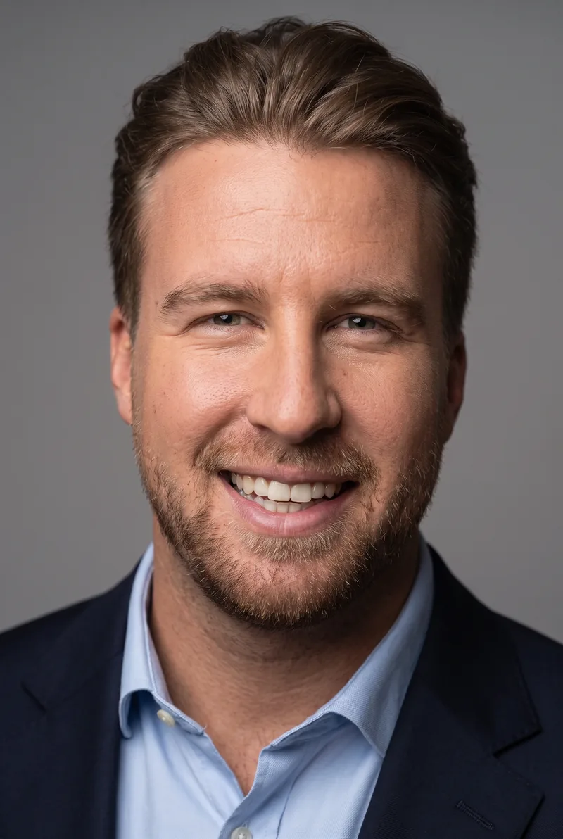 AI-generated portrait of Jack Delosa, keynote speaker