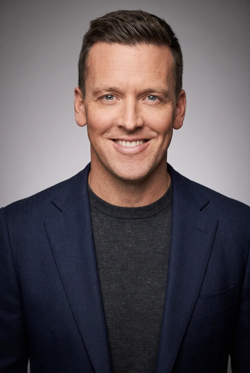 AI-generated portrait of James Bracey, keynote speaker