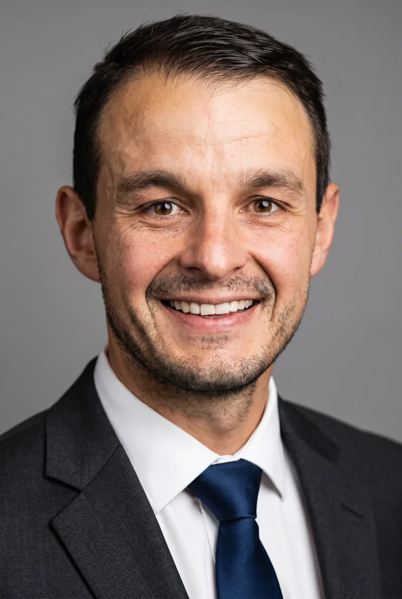 AI-generated portrait of James Castrission, keynote speaker