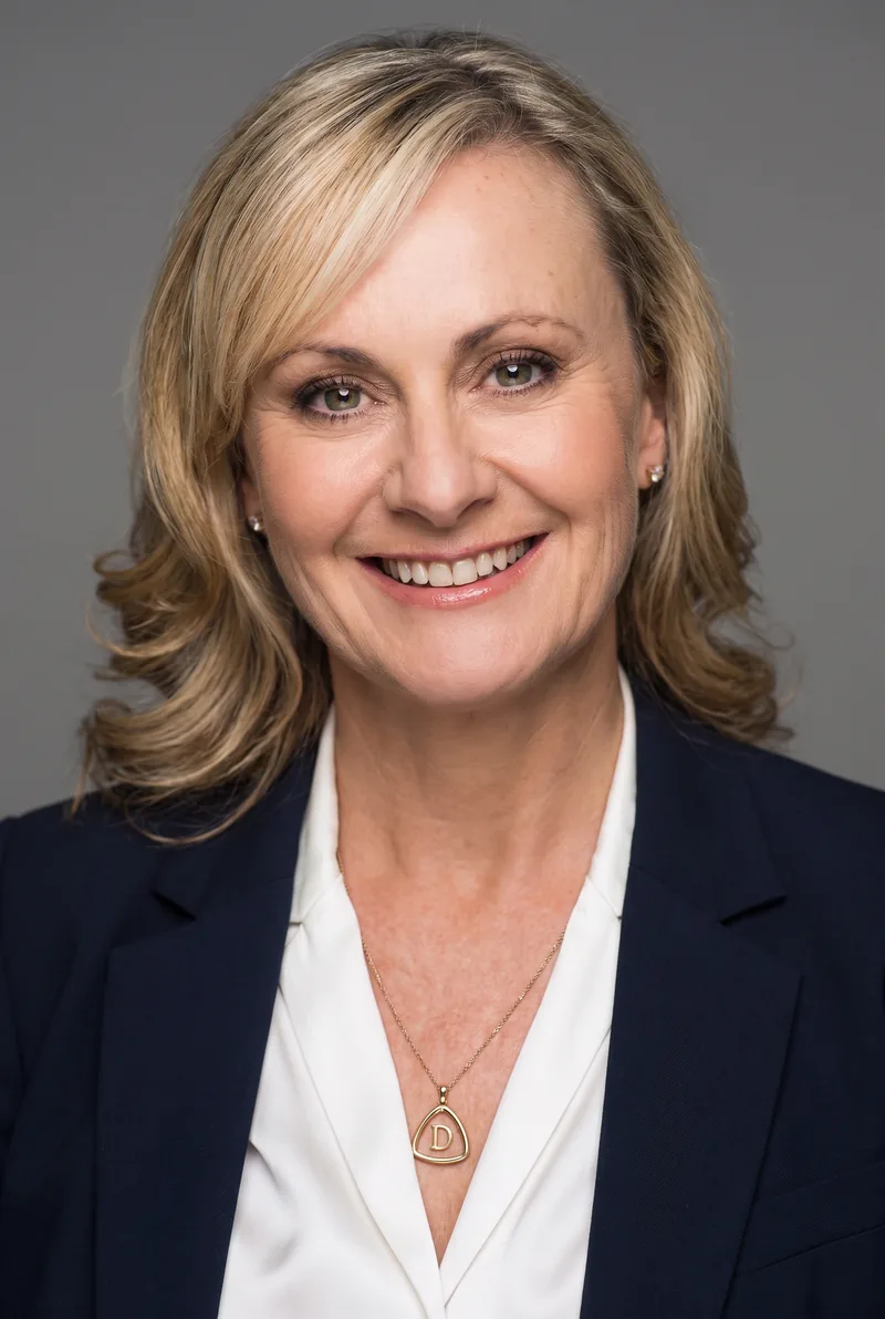 AI-generated portrait of Janelle Bloom, keynote speaker