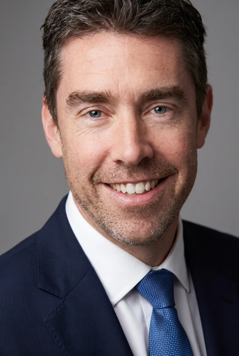 AI-generated portrait of Jason Bevan, keynote speaker