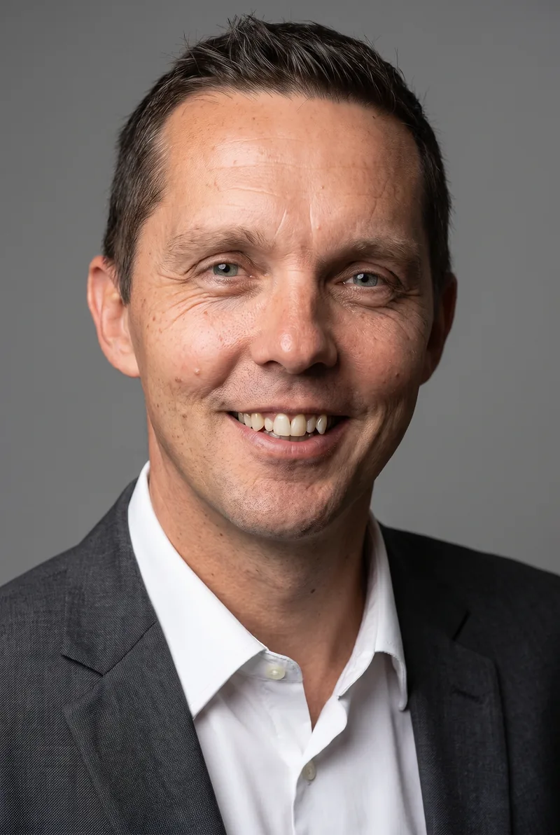 AI-generated portrait of Jason Jelicich, keynote speaker