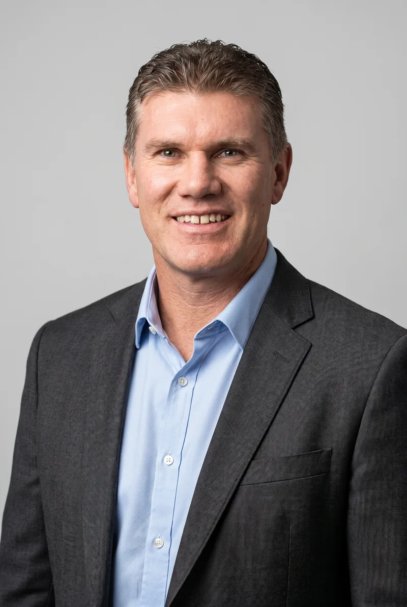 AI-generated portrait of Jason McCartney, keynote speaker