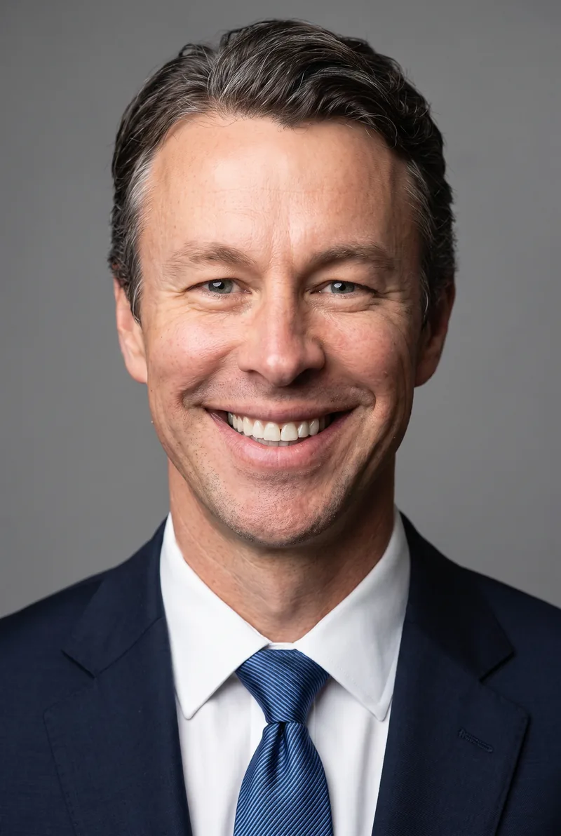 AI-generated portrait of Jay Pottenger, keynote speaker