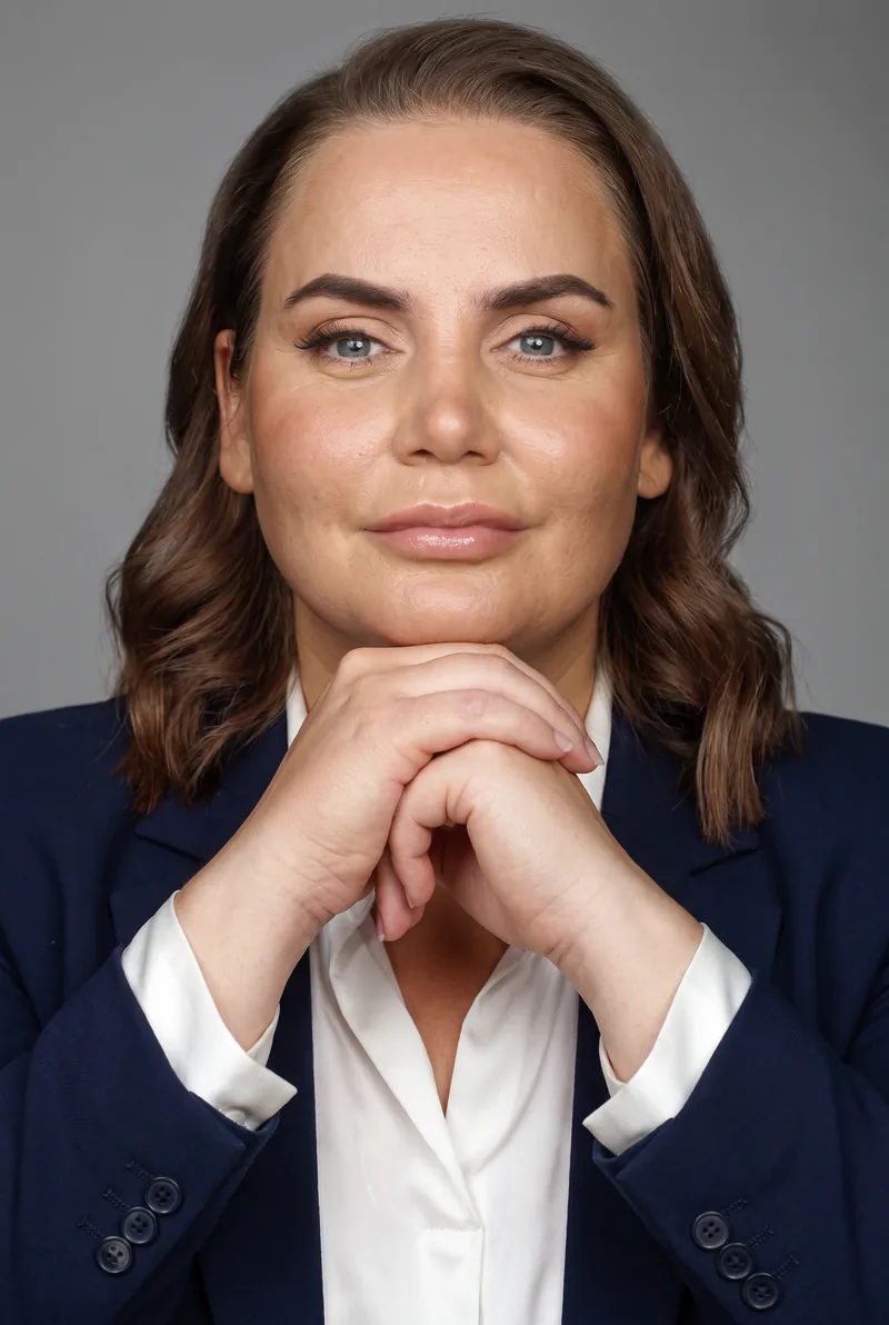 AI-generated portrait of Jelena Dokic, keynote speaker