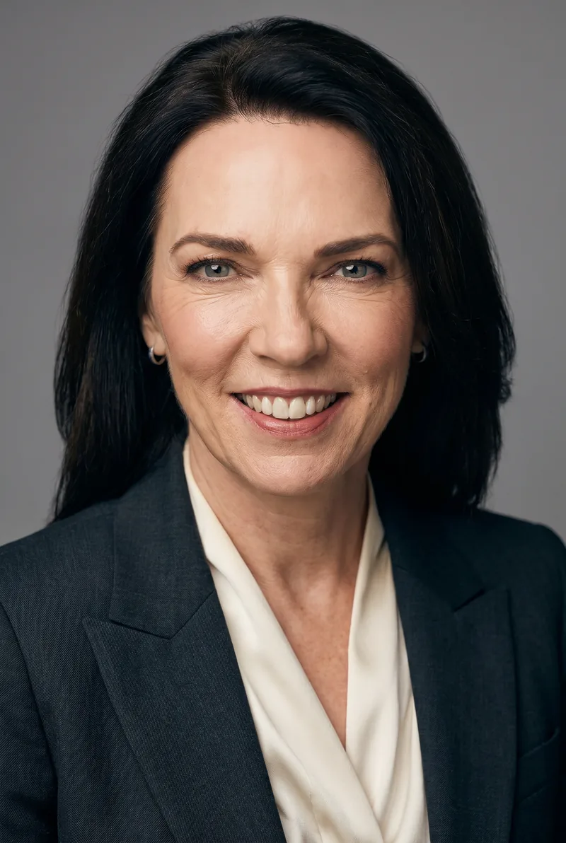 AI-generated portrait of Jennifer Keyte, keynote speaker