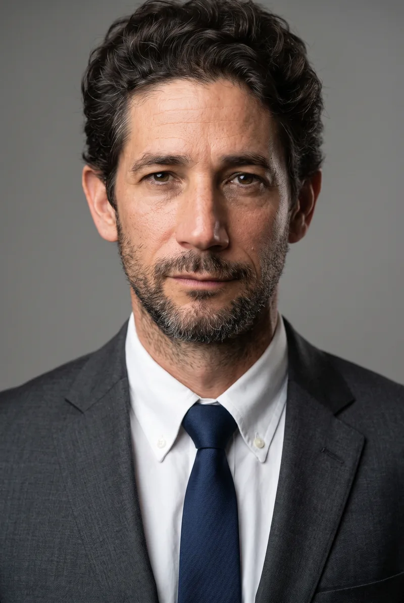 AI-generated portrait of Jeremy Meltzer, keynote speaker