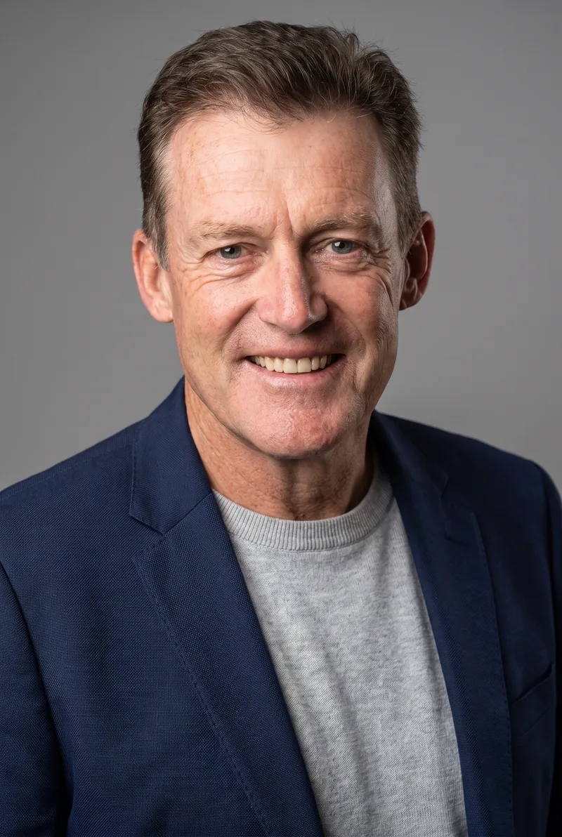AI-generated portrait of John Fitzgerald, keynote speaker