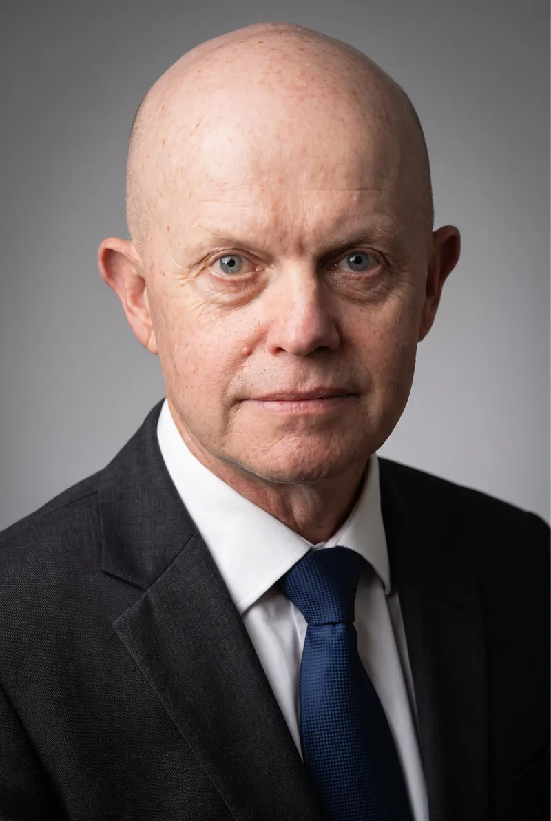 AI-generated portrait of John Silvester, keynote speaker
