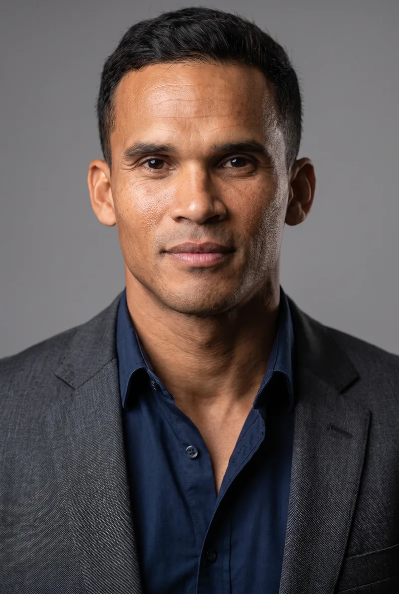 AI-generated portrait of John Steffensen, keynote speaker