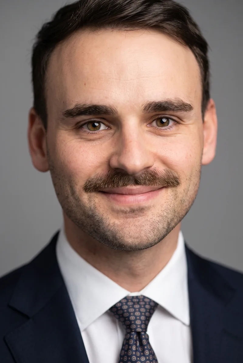 AI-generated portrait of Josh Perring, keynote speaker