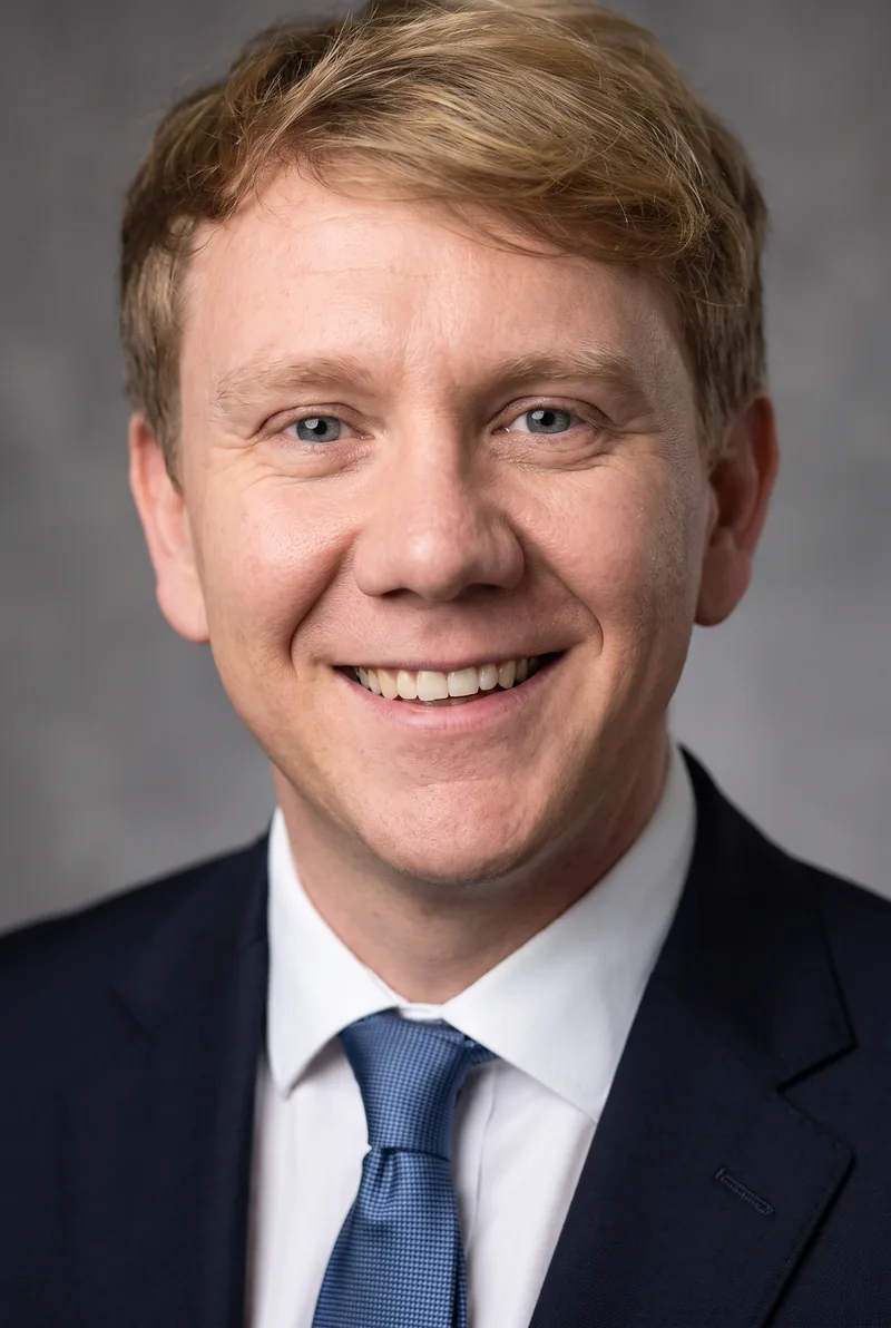 AI-generated portrait of Josh Thomas, keynote speaker