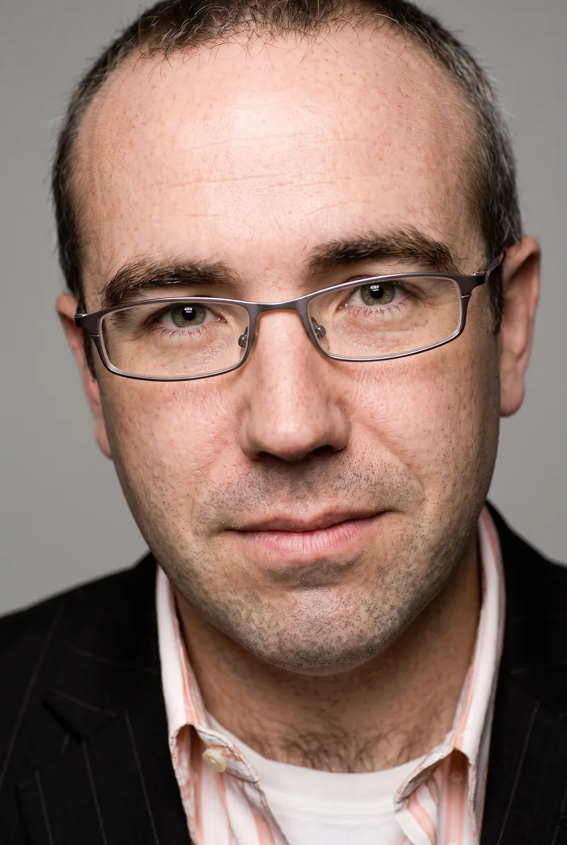 AI-generated portrait of Julian Morrow, keynote speaker