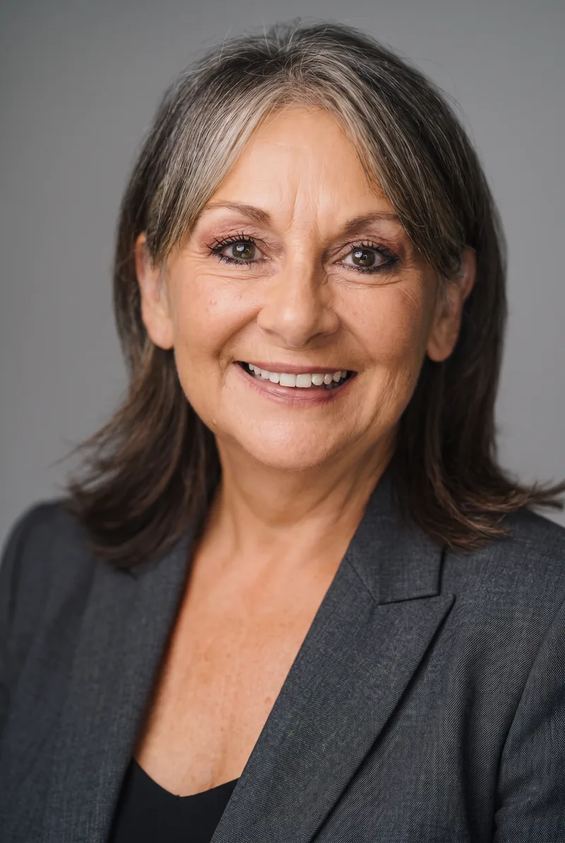 AI-generated portrait of Julie Cross, keynote speaker