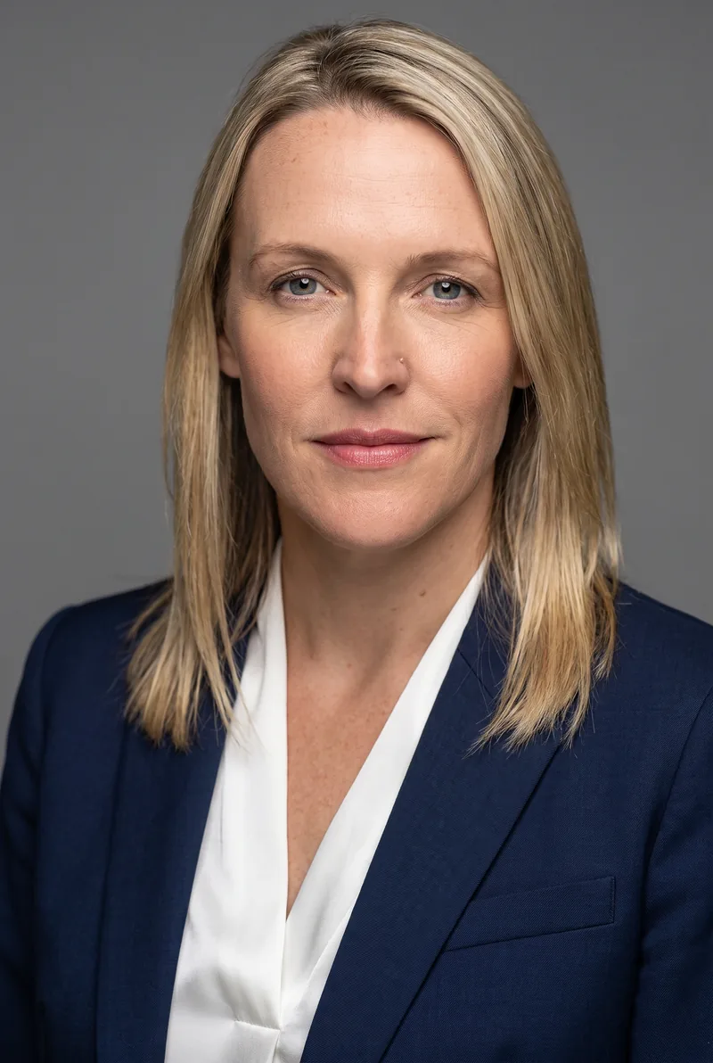 AI-generated portrait of Julie Masters, keynote speaker