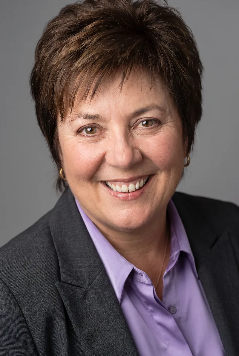 AI-generated portrait of Julie McCrossin, keynote speaker