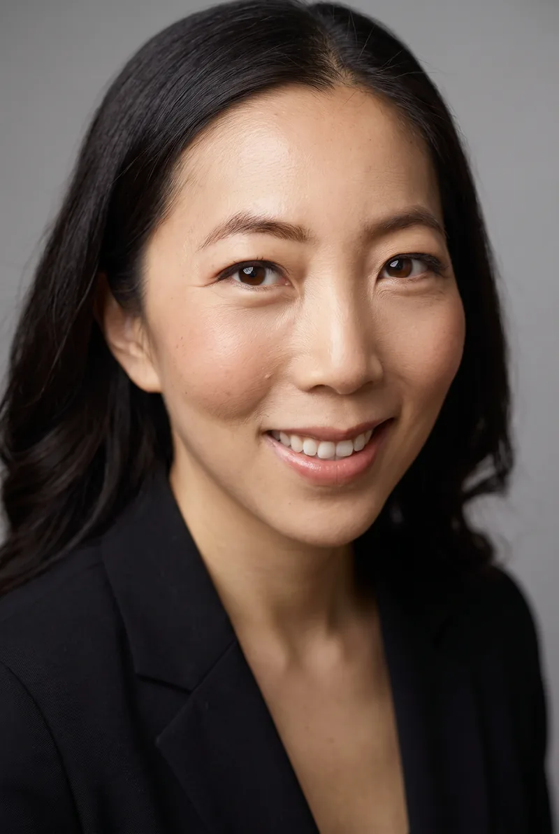 AI-generated portrait of Julie Zhuo, keynote speaker