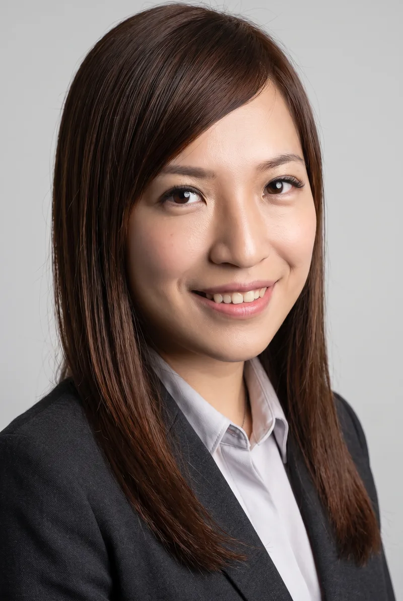 AI-generated portrait of Kaley Chu, keynote speaker
