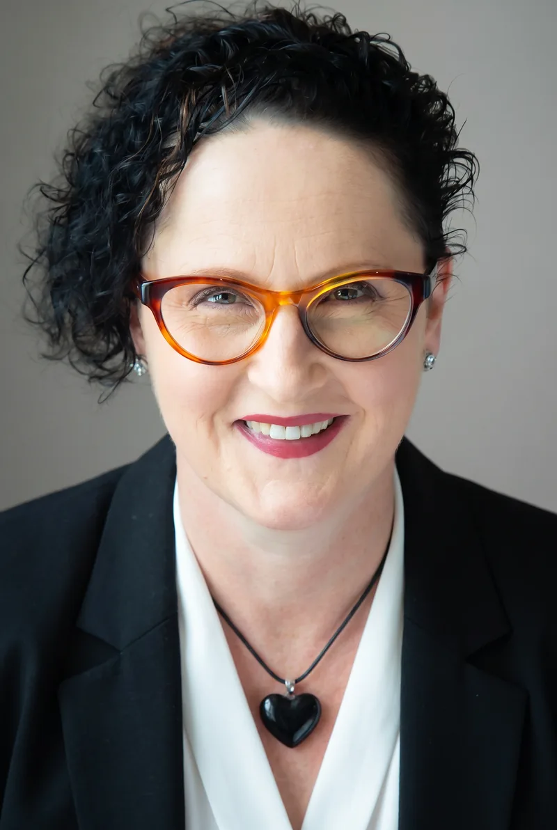 AI-generated portrait of Kat Davidson, keynote speaker