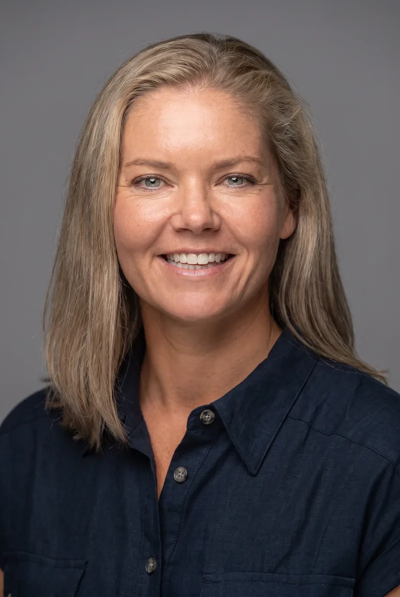 AI-generated portrait of Kath Koschel, keynote speaker
