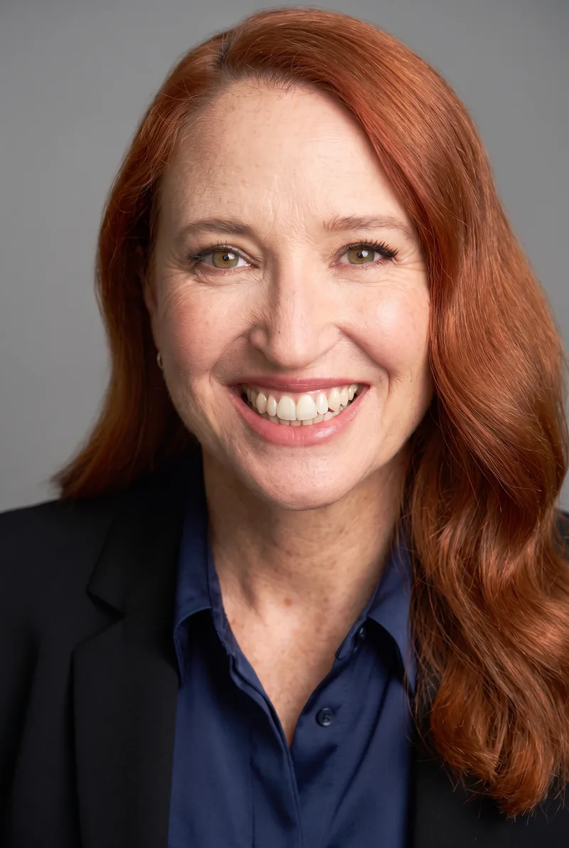 AI-generated portrait of Katrina McCarter, keynote speaker