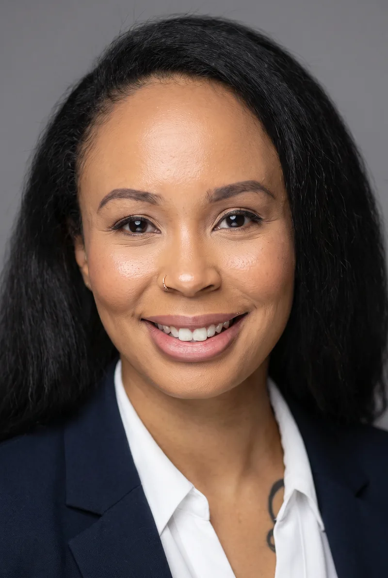 AI-generated portrait of Kim Katrin Milan, keynote speaker