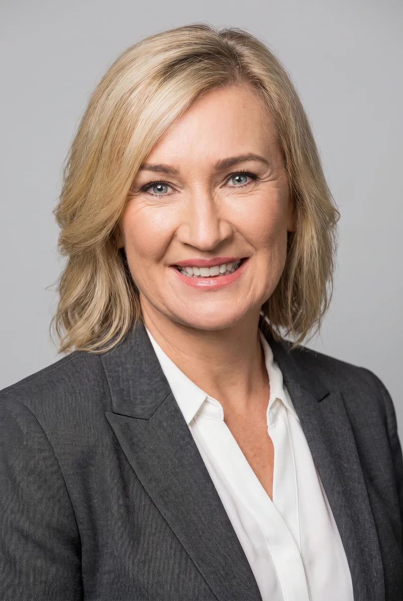 AI-generated portrait of Kim McCosker, keynote speaker