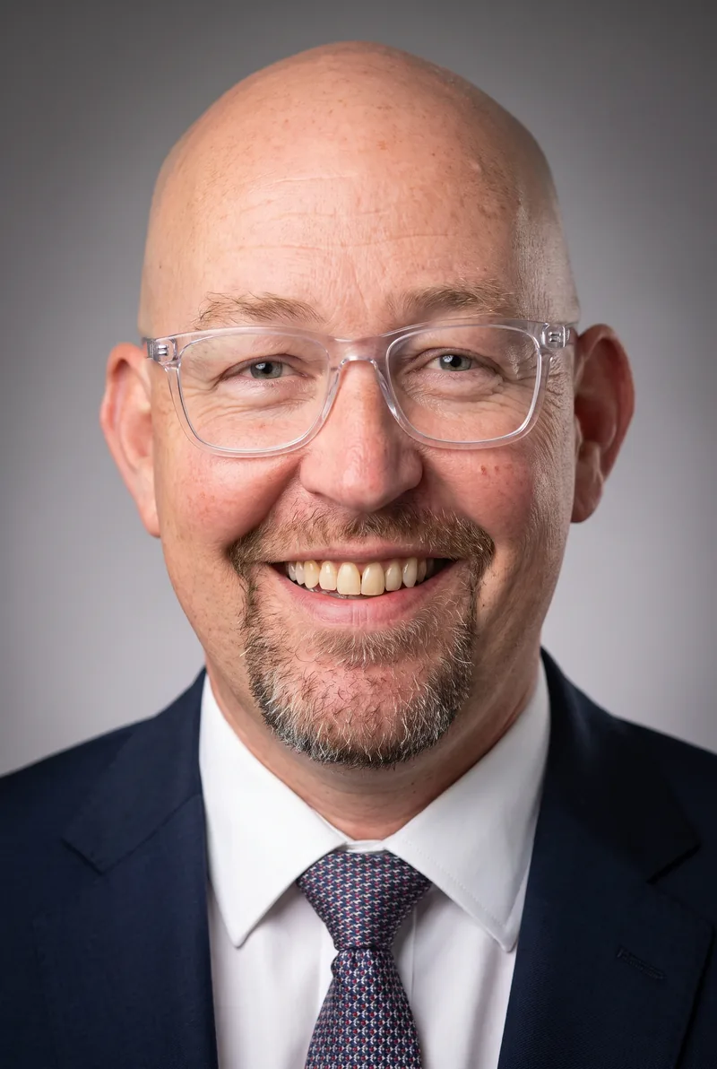 AI-generated portrait of Kristofer Rogers, keynote speaker