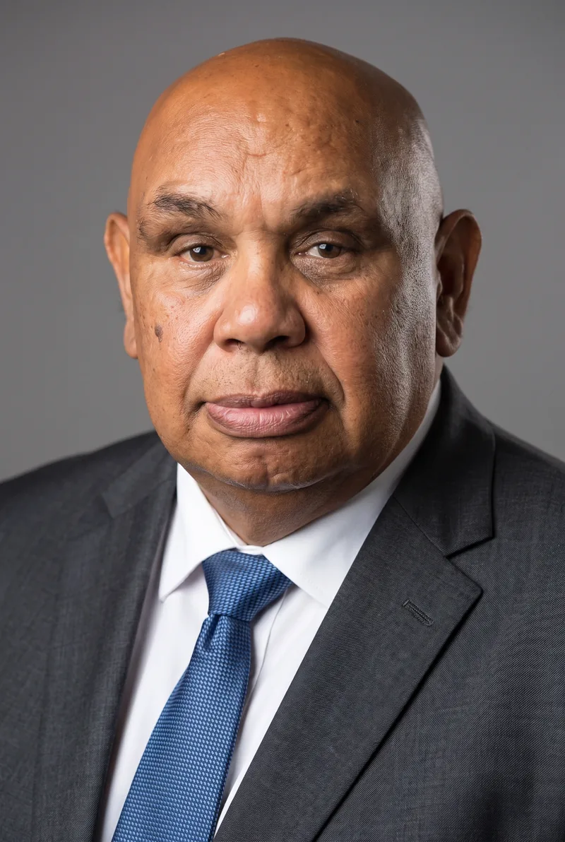 AI-generated portrait of Kutcha Edwards, keynote speaker