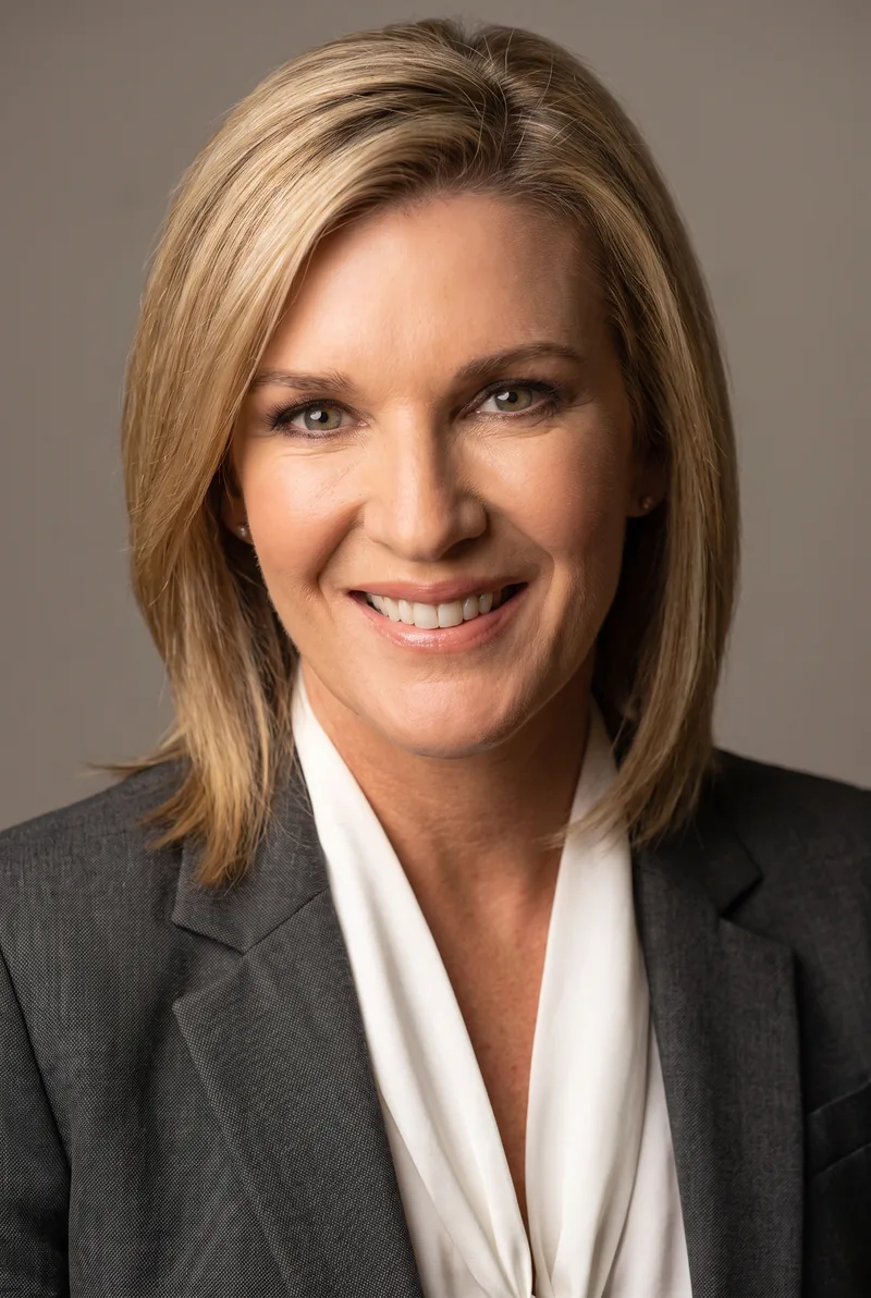 AI-generated portrait of Kylie Gillies, keynote speaker