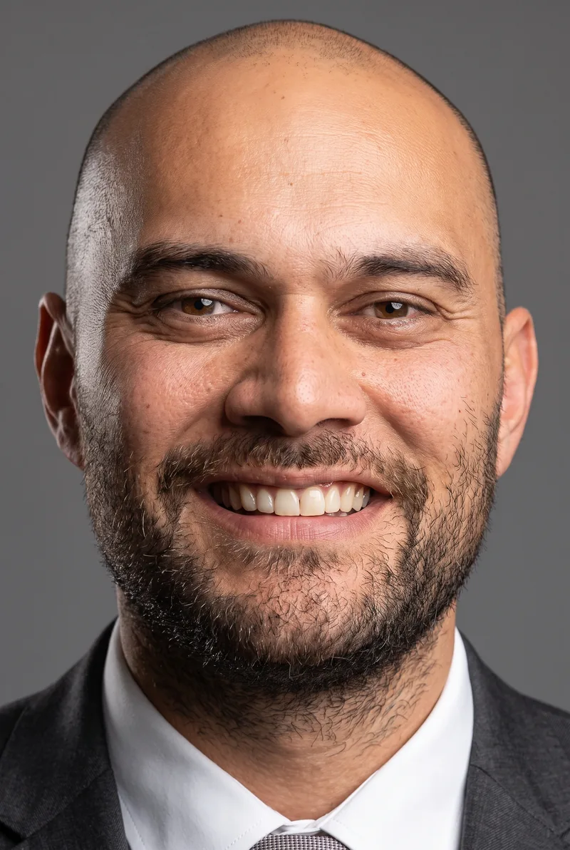 AI-generated portrait of Lachie Samuel Mariu, keynote speaker