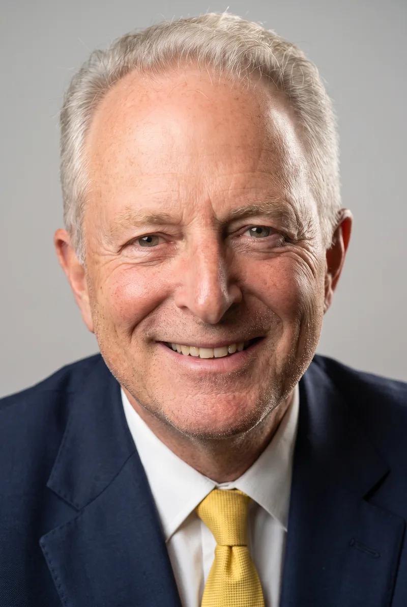 AI-generated portrait of Larry Hochman, keynote speaker