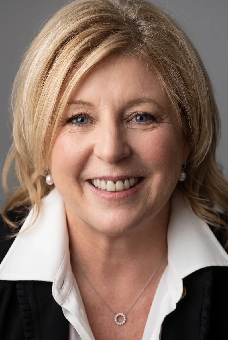 AI-generated portrait of Liane Moriarty, keynote speaker