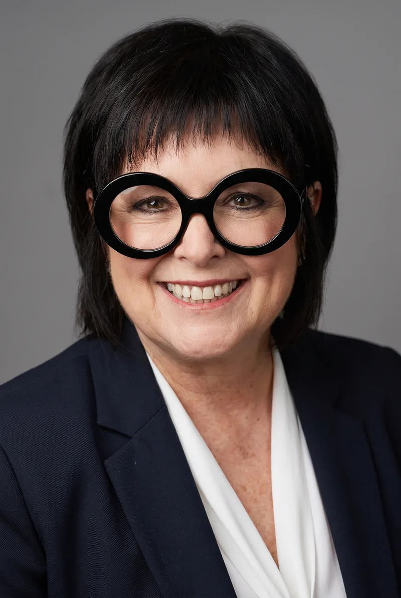 AI-generated portrait of Lisa McGuigan, keynote speaker