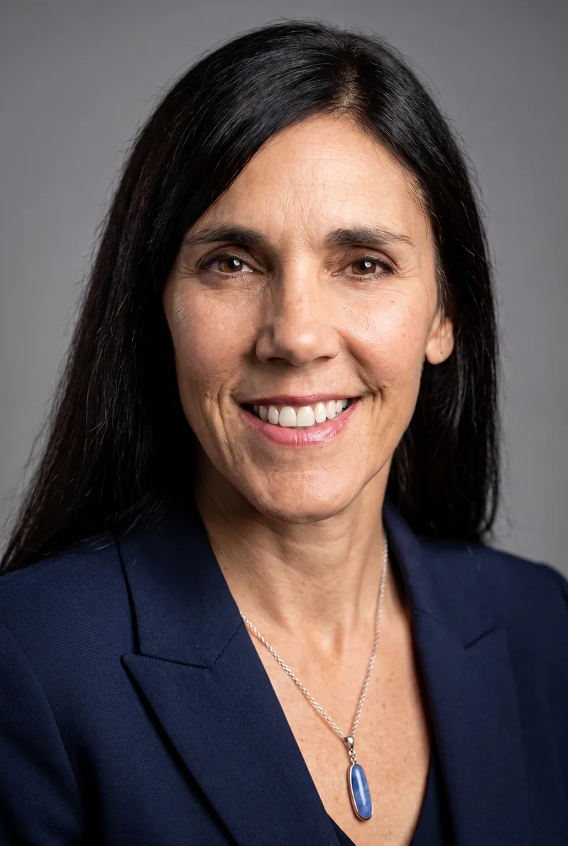 AI-generated portrait of Lisa Tamati, keynote speaker
