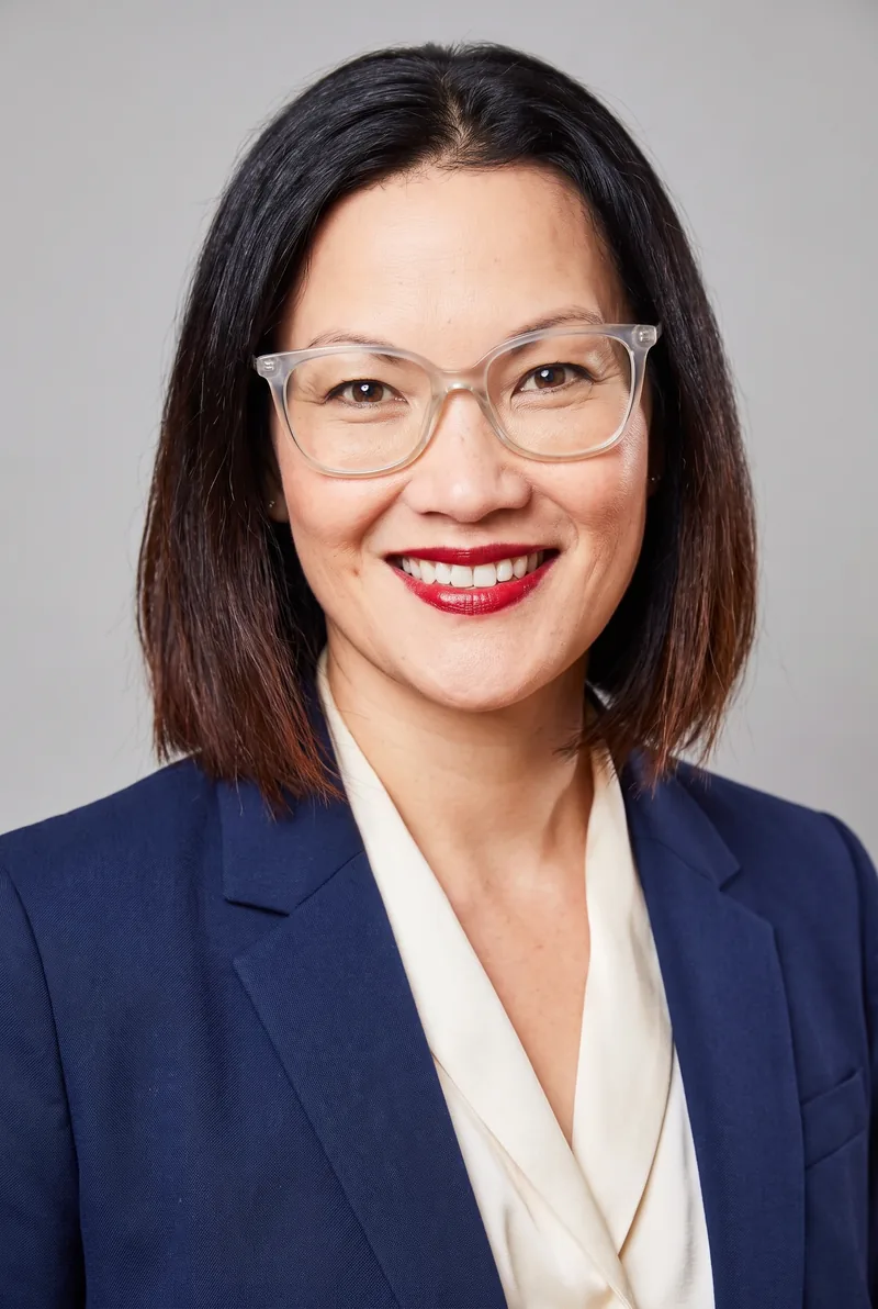 AI-generated portrait of Lizzy Hoo, keynote speaker
