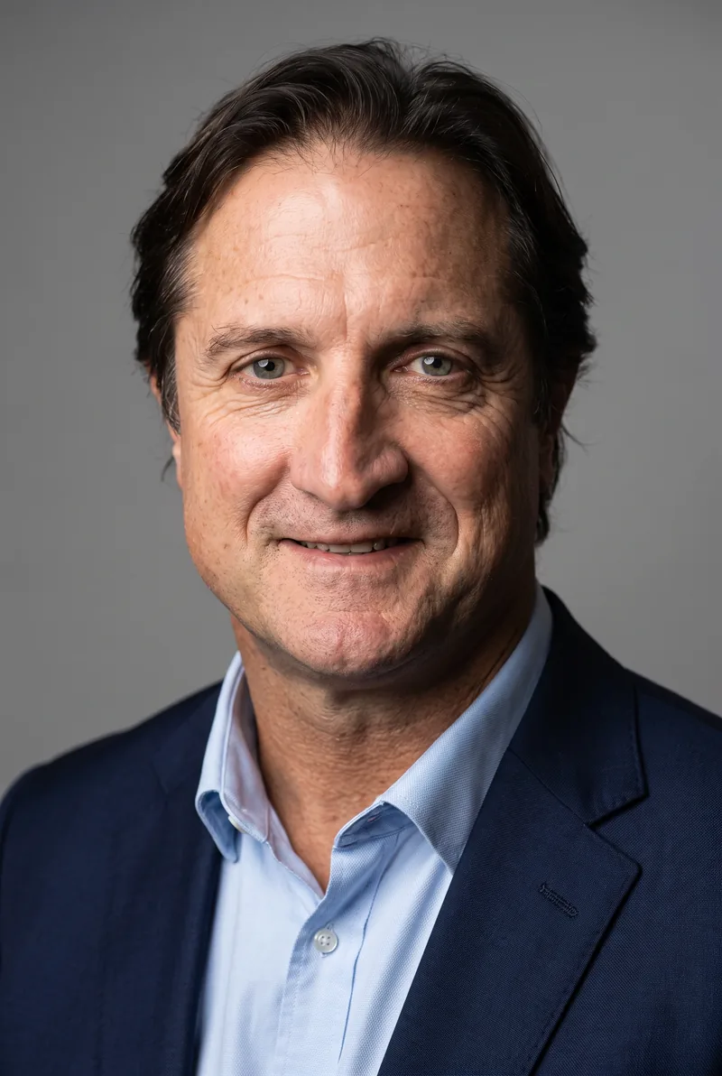 AI-generated portrait of Luke Beveridge, keynote speaker