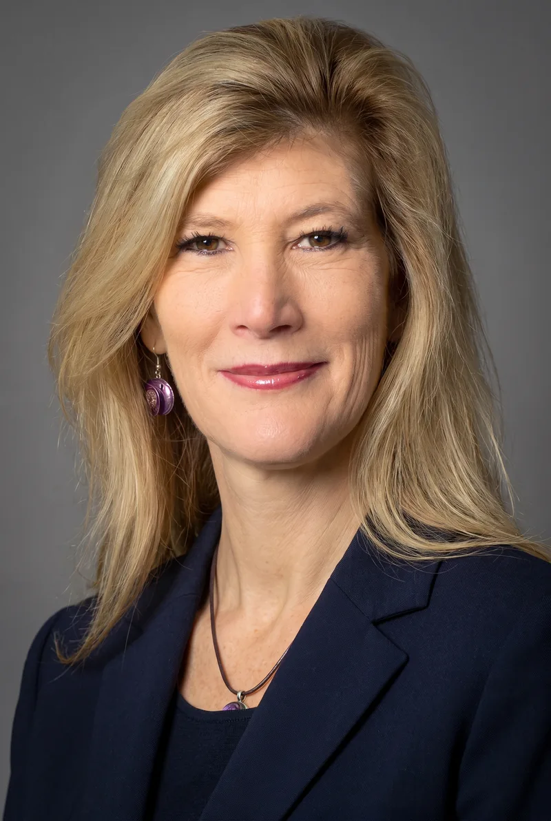 AI-generated portrait of Lynne Pezzullo, keynote speaker