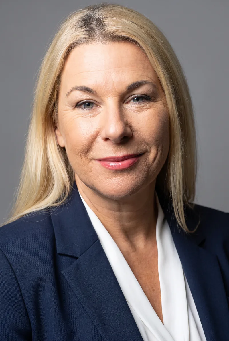 AI-generated portrait of Mandy Nolan, keynote speaker