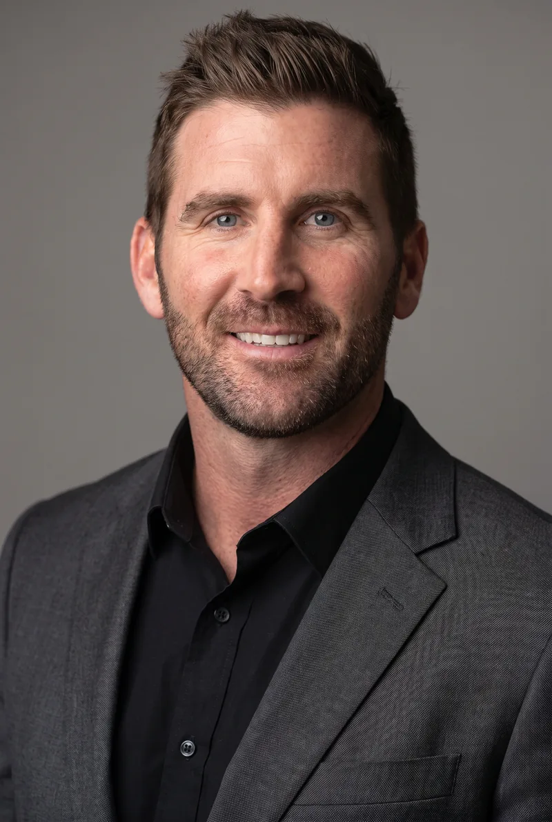AI-generated portrait of Mark Edmondson, keynote speaker