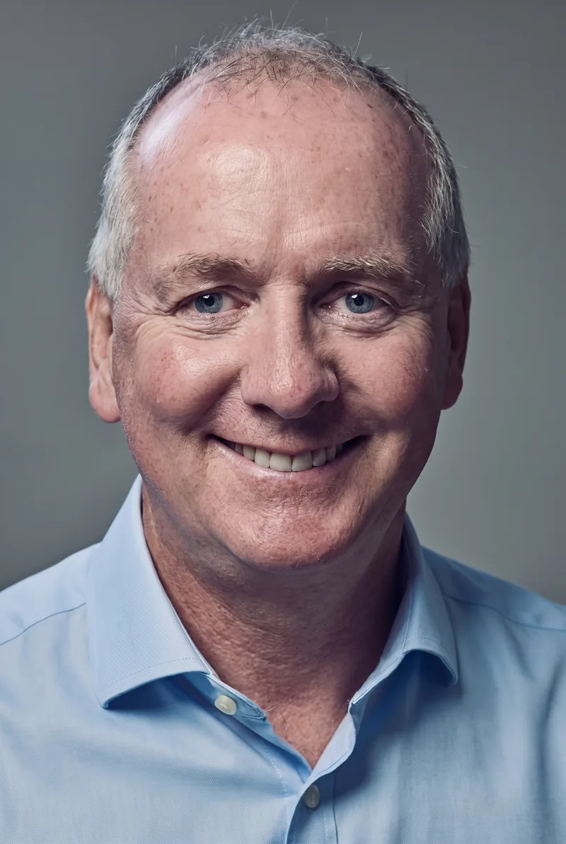 AI-generated portrait of Mark Gallagher, keynote speaker