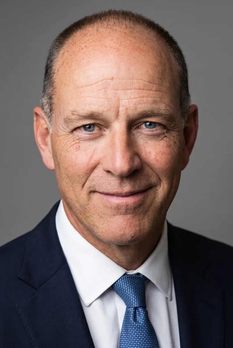 AI-generated portrait of Mark Hodgson, keynote speaker