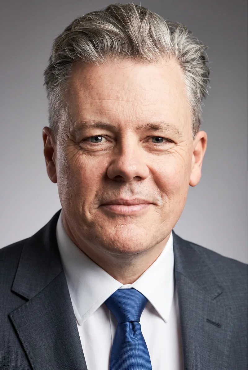 AI-generated portrait of Mark Jones, keynote speaker