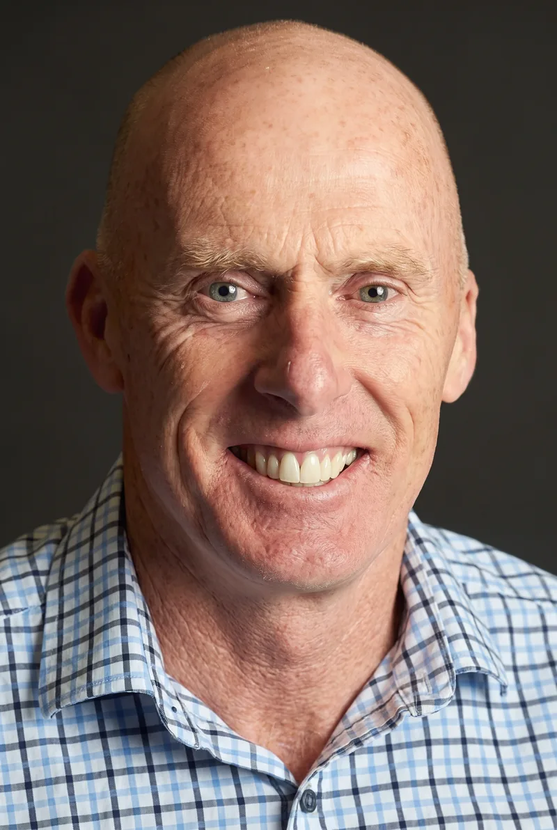 AI-generated portrait of Mark McKeon, keynote speaker