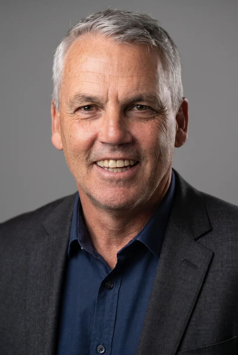 AI-generated portrait of Mark Williams, keynote speaker