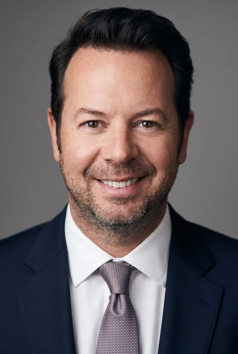 AI-generated portrait of Matt Rockman, keynote speaker