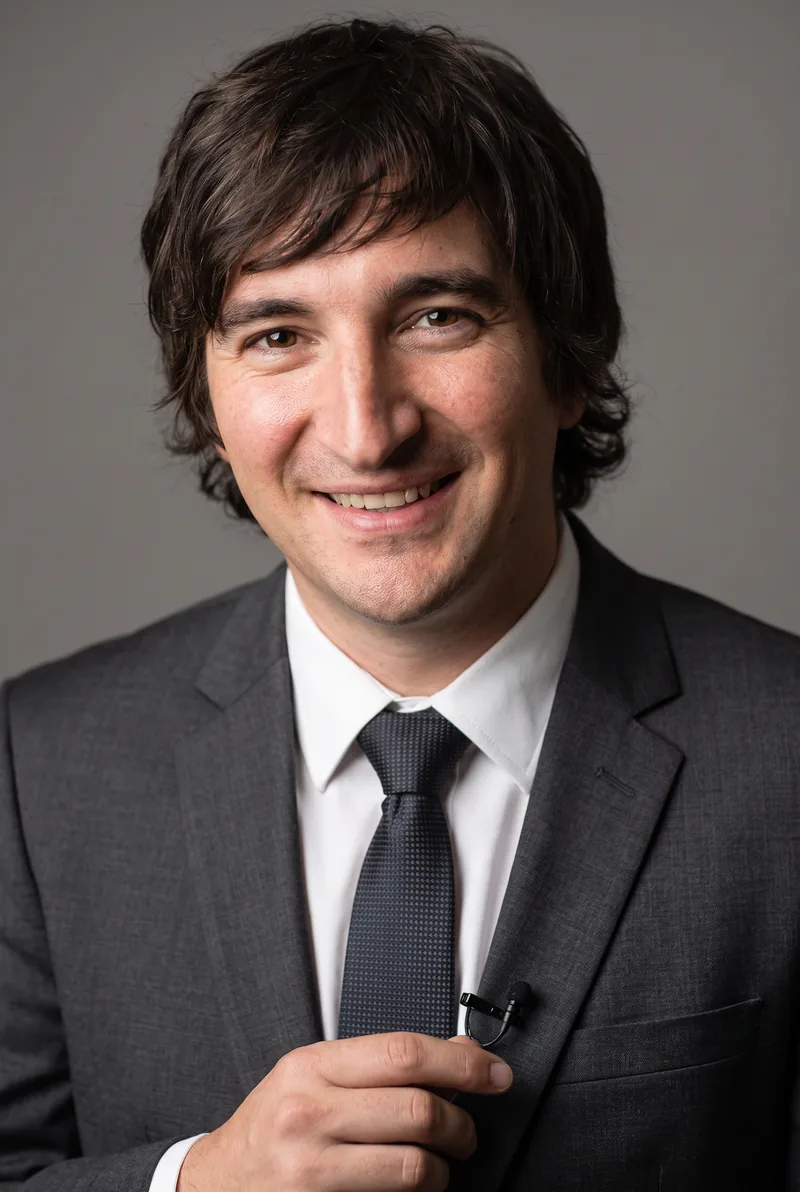 AI-generated portrait of Matt Skinner, keynote speaker